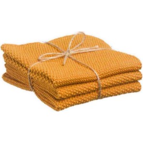 ΠΕΤΣΕΤΑ ΚΟΥΖΙΝΑΣ WINKLER IZAN TOURNESOL 25x25 SET OF 3 80% ΒΑΜΒΑΚΙ 20%POLYESTER