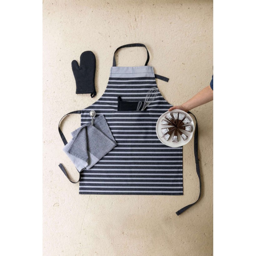 ΠΟΔΙΑ ΚΟΥΖΙΝΑΣ WINKLER TILIO NOIR GRIS 72x90 80% ΒΑΜΒΑΚΙ 20% POLYESTER