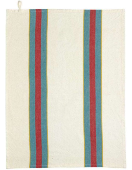KITCHEN TOWEL WINKLER YUNA BLEU NATUREL 50x70 100% COTTON