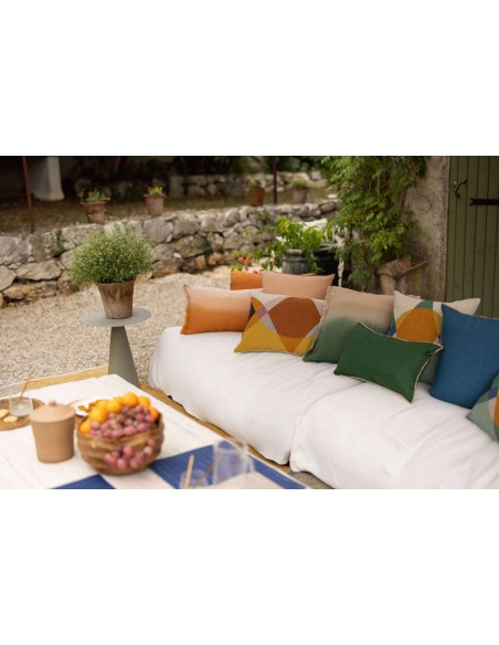 ΜΑΞΙΛΑΡΙ VIVARAISE CELESTE EPICEA 45x45 100% ΛΙΝΟ