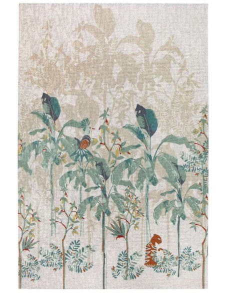 WATERPROOF RUG VIVARAISE RAJA MULTICO 160x230 80% POLYESTER 20% COTTON