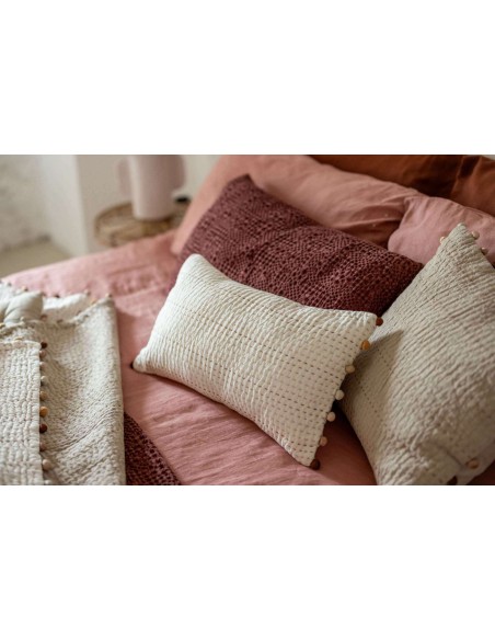 CUSHION VIVARAISE GASTOUNET SIENNE 45x45 100%COTTON