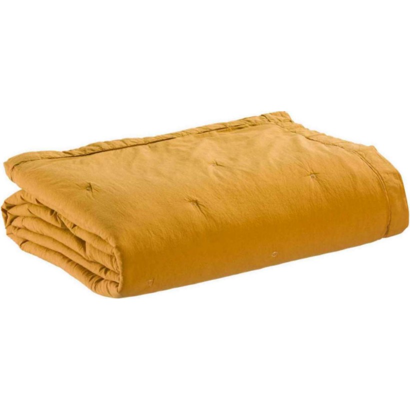 BED COVER VIVARAISE TIKA SAFRAN 260x260 100% COTTON