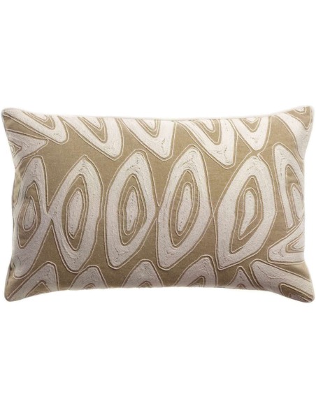 HANDMADE CUSHION VIVARAISE LEYA NEIGE 30x50 100% COTTON