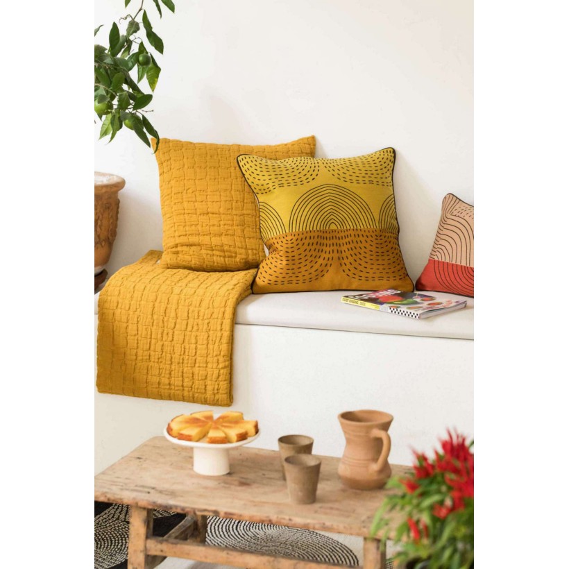 CUSHION VIVARAISE  ETNA MIRABELLE 45x45 100% POLYESTER