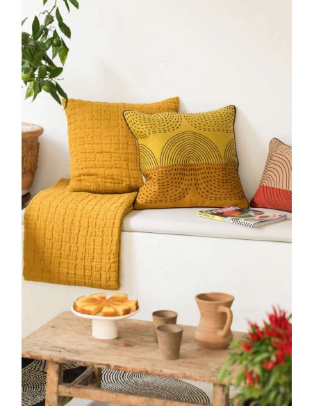 CUSHION VIVARAISE  ETNA MIRABELLE 45x45 100% POLYESTER