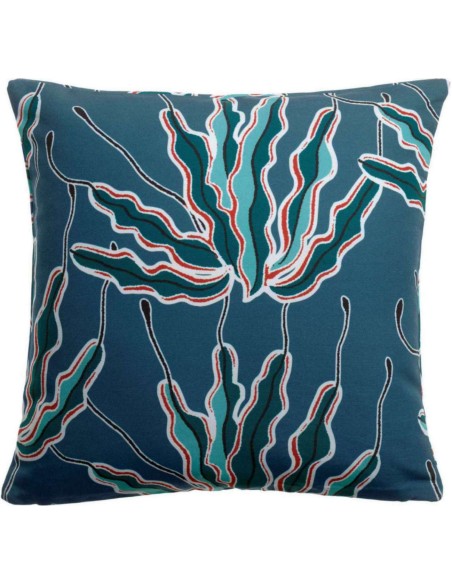 CUSHION VIVARAISE ALGA PRINT OUTDOOR INDIGO 45x45 100% POLYESTER