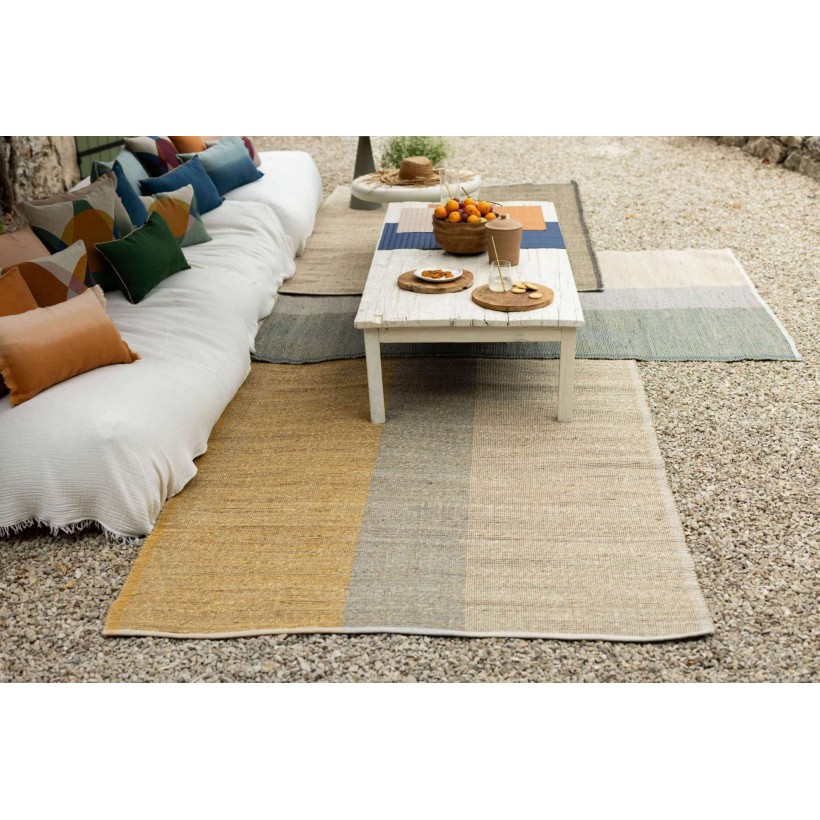 RUG VIVARAISE KARAN CARBONE 120x170 80% SEAGRASS 20% COTTON