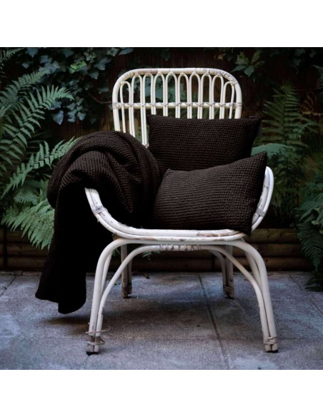 THROW VIVARAISE MAIA CARBONE 140×200 100% COTTON