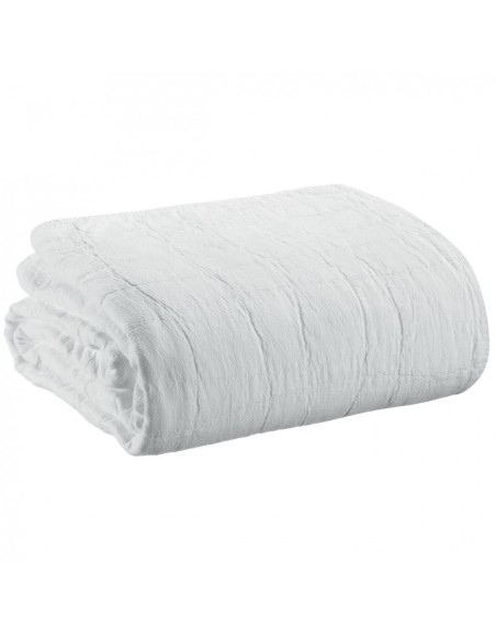 BED COVER VIVARAISE TITOU BLANC 260×260 100% COTTON