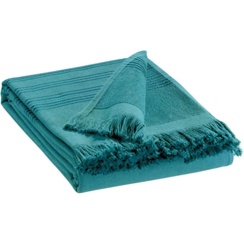 BEACH TOWEL VIVARAISE CANCUN LICHEN 90x180 100% COTTON