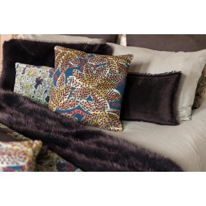 CUSHION VIVARAISE FARA CAVIAR 30x50 100% VELVET COTTON 2