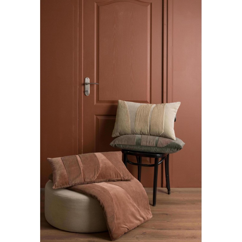 CUSHION VIVARAISE FARA COTELE LIN 40x65 100% VELVET COTTON