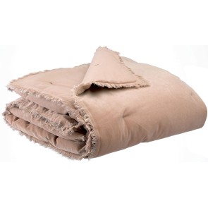 ΑΝΩΣΤΡΩΜΑ ΚΑΝΑΠΕ VIVARAISE FARA TAUPE 85×200 100% ΒΑΜΒΑΚΕΡΟ ΒΕΛΟΥΔΟ