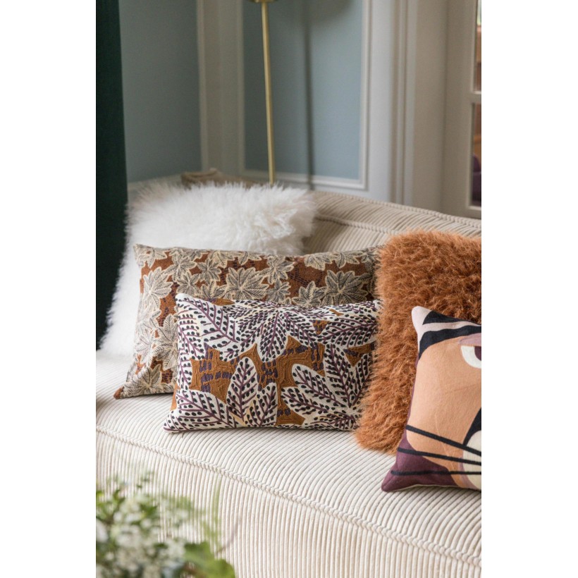 CUSHION VIVARAISE ARIANE ROUILLE 30x50 100% COTTON