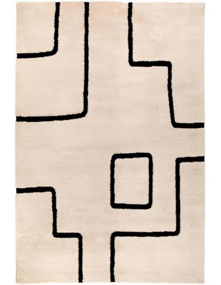 RUG VIVARAISE LOUISA CAVIAR 160x230 100% POLYESTER
