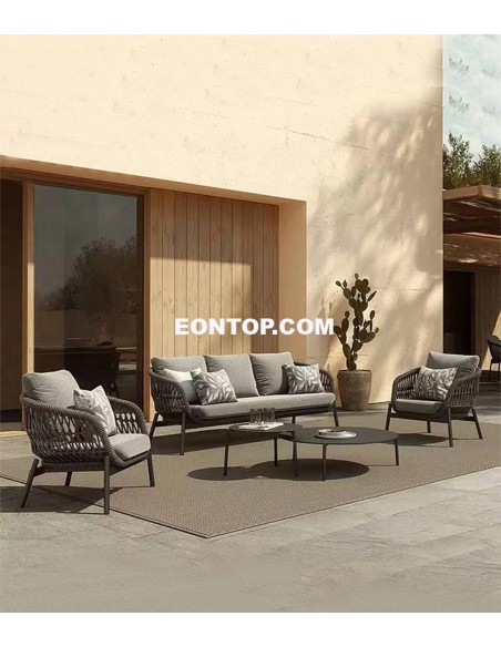 ΠΟΛΥΘΡΟΝΑ ΕΞΩΤΕΡΙΚΟΥ ΧΩΡΟΥ AMMOURA 02 70x70x80 ΑΠΟ ΑΛΟΥΜΙΝΙΟ - ΜΠΕΖ ΚΟΡΔΟΝΙ