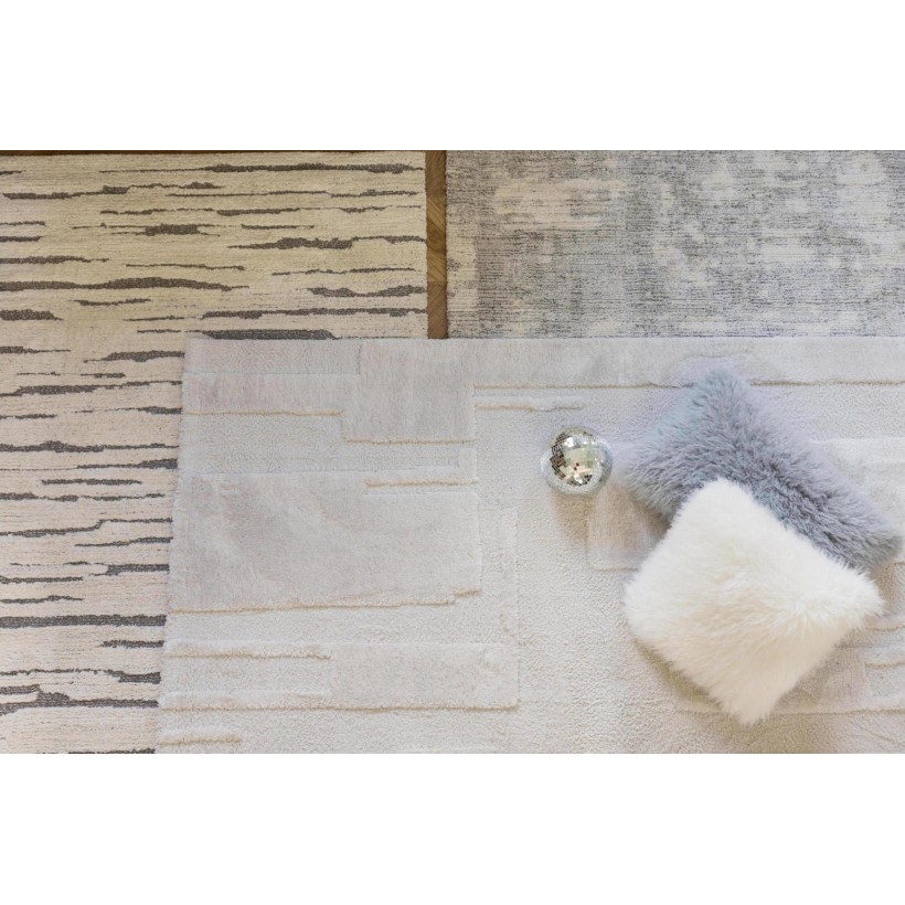 ΧΑΛΙ VIVARAISE LOUKA IVOIRE 160x230 100% POLYESTER