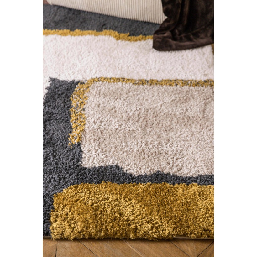 RUG VIVARAISE ROSA MULTI 200x290 100% POLYESTER