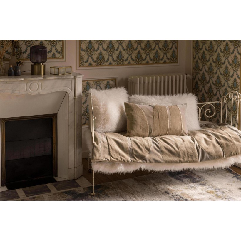 THROW  VIVARAISE BETANI NEIGE 130x160 100% POLYESTER