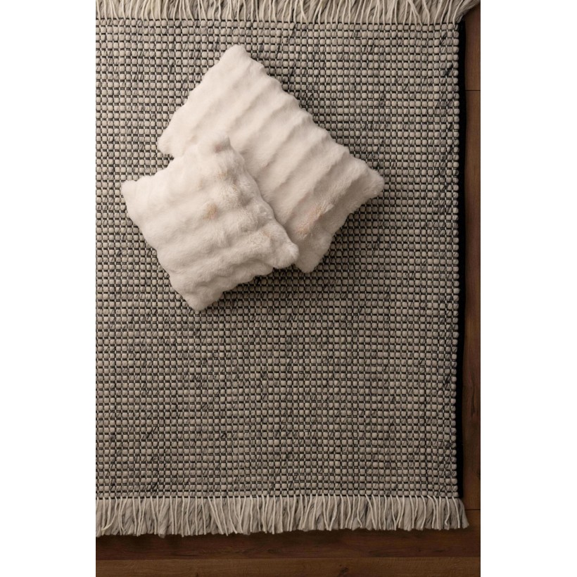 CUSHION VIVARAISE BERTON IVOIRE 40x65 100% RECYCLED POLYESTER