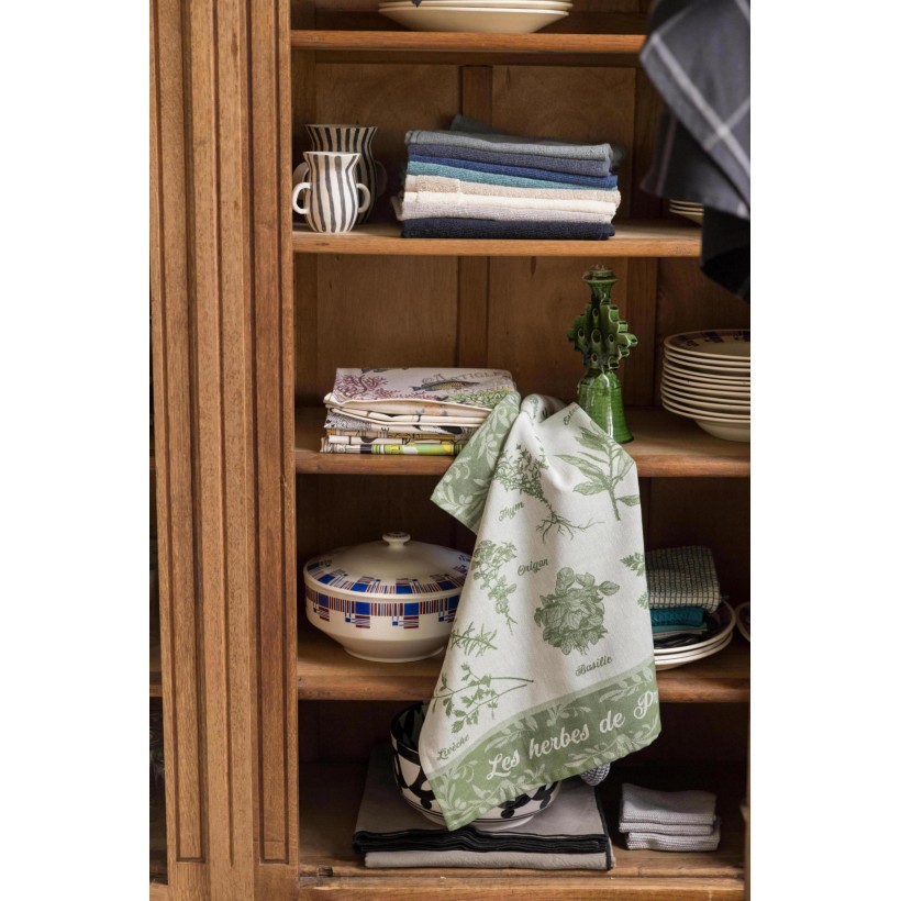 ΠΕΤΣΕΤΑ ΚΟΥΖΙΝΑΣ WINKLER HERBES DE PROVENCE VERT 50x70 100% ΒΑΜΒΑΚΙ