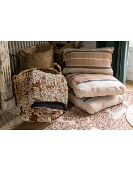 FLOOR CUSHION VIVARAISE GATSBY SIENNE 55x55x10 100%POLYETHYLENE TEREPHTA