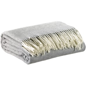THROW CARINA VIVARAISE PERLE 130x190 90%MERINO WOOL 10%CASHMER