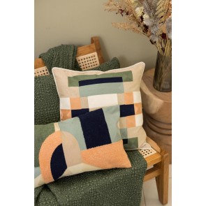 HANDMADE CUSHION VIVARAISE BERTILLE EPICE 45x45 100% COTTON 2