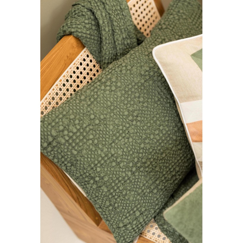 ΜΑΞΙΛΑΡΙ VIVARAISE TANA OLIVE 40×65 100% ΒΑΜΒΑΚΙ