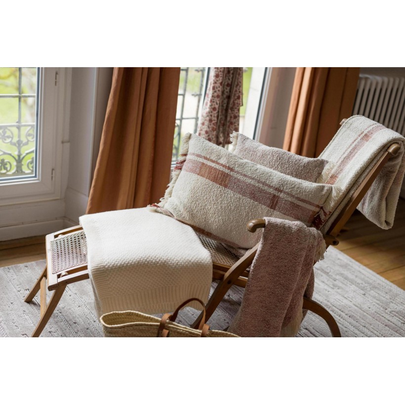 THROW JANE VIVARAISE SIENNE 130x160 84% RECYCLED POLYESTER 16% COTTON