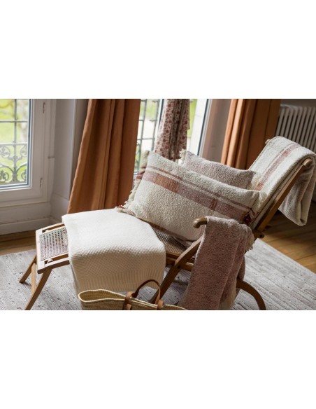 THROW JANE VIVARAISE SIENNE 130x160 84% RECYCLED POLYESTER 16% COTTON