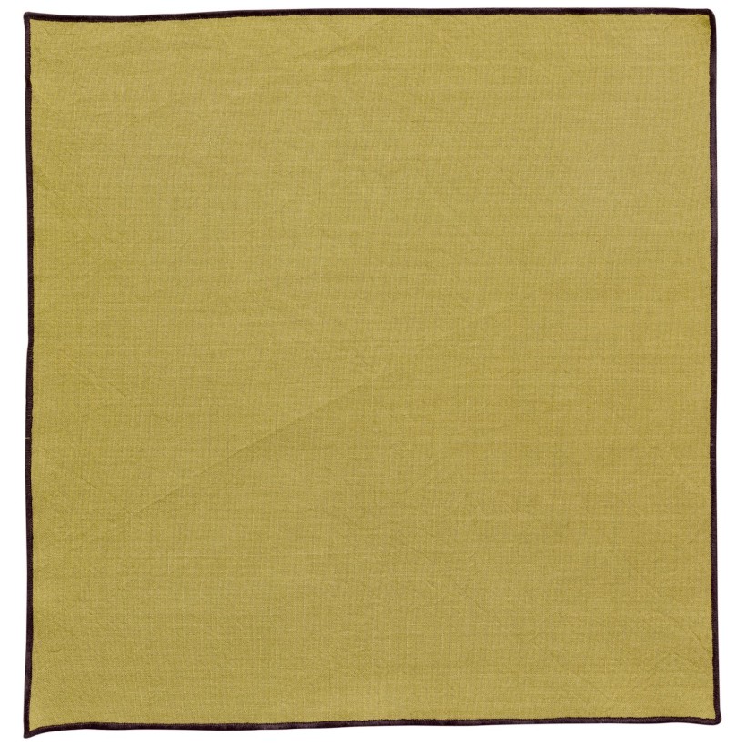 ΠΕΤΣΕΤΑ ΚΟΥΖΙΝΑΣ WINKLER GRACE KAKI 40x40 100% ΒΑΜΒΑΚΙ