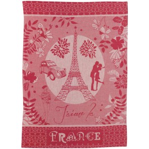 ΠΕΤΣΕΤΑ ΚΟΥΖΙΝΑΣ WINKLER TOUR EIFFEL ROUGE 50x70 100% ΒΑΜΒΑΚΙ