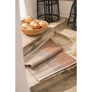 ΧΑΛΙ VIVARAISE KARAN TERRACOTTA 160x230 80% SEAGRASS 20% ΒΑΜΒΑΚΙ 2