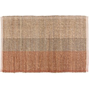 SMALL RUG VIVARAISE KARAN TERRACOTTA 60x90 80% SEAGRASS 20% COTTON