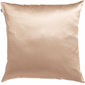 PILLOW CASE VIVARAISE ASHLEY LATTE 65x65 100% MULBERRY SILK