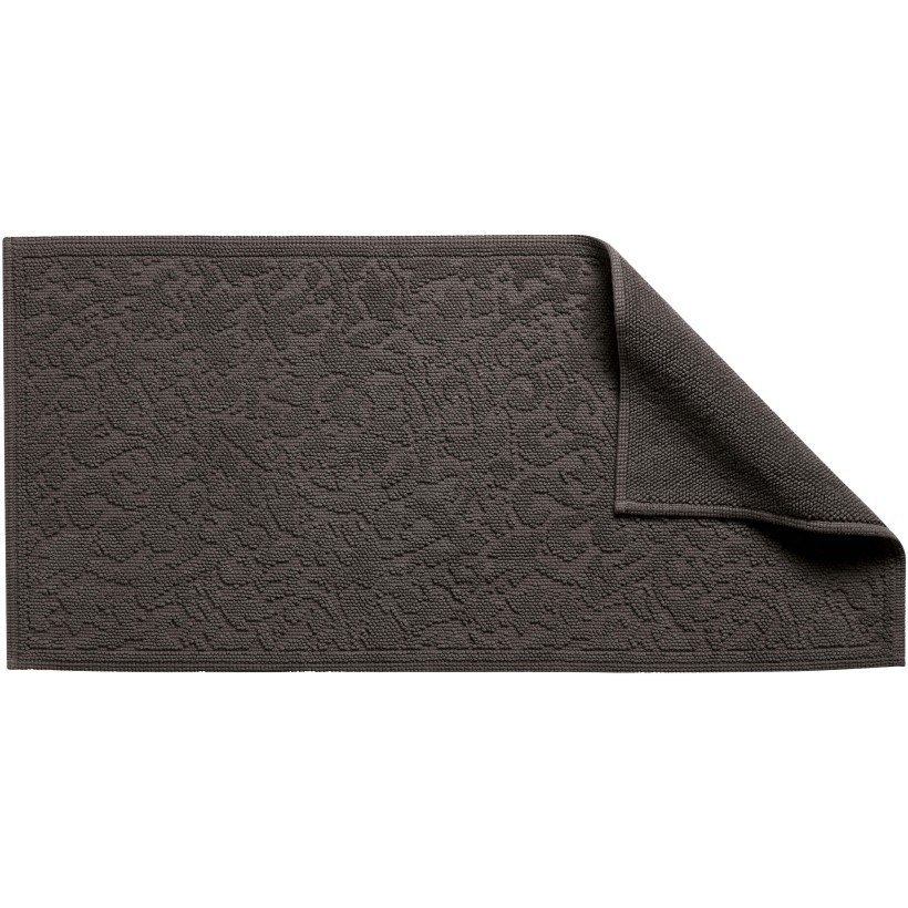 BATHMAT VIVARAISE GILDA CARBONE 54x64 100% COTTON