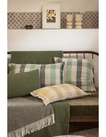 ΜΑΞΙΛΑΡΙ VIVARAISE MAIA EUCALYPTUS 45x45 100% ΒΑΜΒΑΚΙ