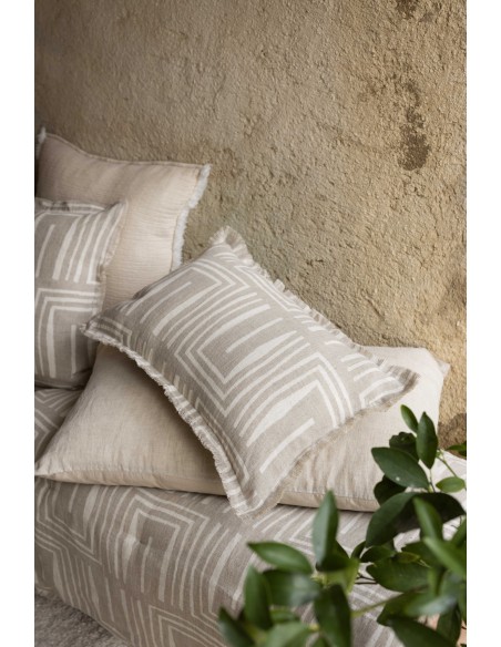 ΜΑΞΙΛΑΡΙ VIVARAISE TINA NATUREL 30x50 100% ΛΙΝΟ