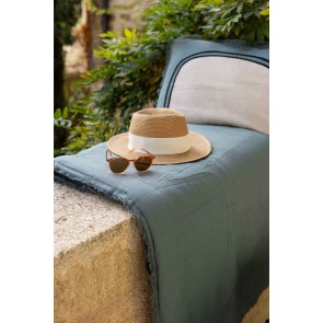 ΜΑΞΙΛΑΡΙ VIVARAISE LALY PRUSSE 30x50 50% ΛΙΝΟ 50% ΒΑΜΒΑΚΙ 2