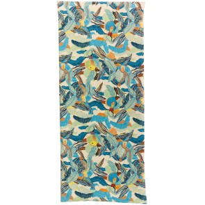 SOFA RUNNER VIVARAISE DORI LAGON 85x200 55%LINEN 45%COTTON 2