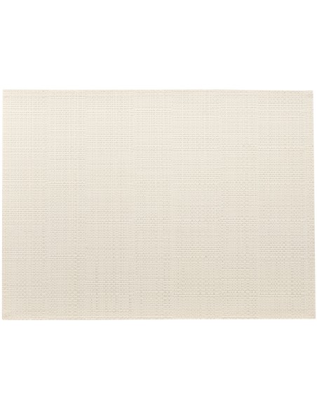 PLACE MAT WINKLER CANNA NEIGE/ARGENT 33×45 75%PVC 25%POLYESTER
