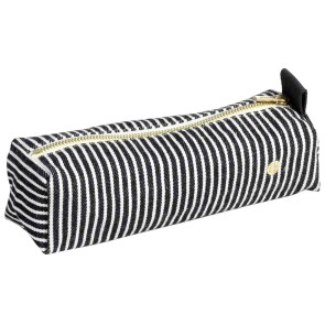 PENCIL CASE LA CERISE BASILE CAVIAR ORGANIC COTTON