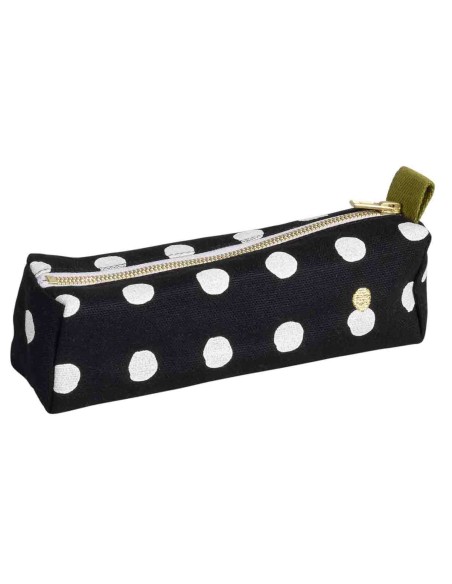 PENCIL CASE LA CERISE MIA CAVIAR ORGANIC COTTON