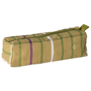 PENCIL CASE LA CERISE SCOTTY MARRON ORGANIC COTTON