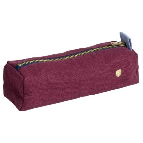 PENCIL CASE LA CERISE IONA WINE ORGANIC COTTON
