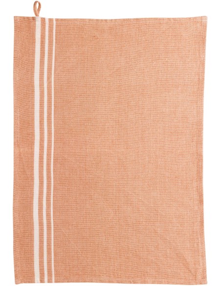 KITCHEN TOWEL WINKLER RIB TERRACOTTA 50x70 100% COTTON