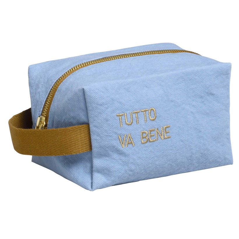 ΝΕΣΕΣΕΡ LA CERISE TUTTO VA BENE BLUETIFUL ΜΠΛΕ 15.50x10 ΑΠΟ ΟΡΓΑΝΙΚΟ ΒΑΜΒΑΚΙ