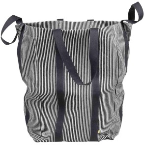 ΤΣΑΝΤΑ MAXI POPPINS LA CERISE BASILE ΜΑΥΡΟ 33x48x33 ΑΠΟ ΟΡΓΑΝΙΚΟ ΒΑΜΒΑΚΙ
